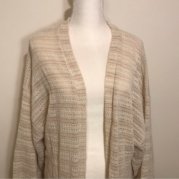 Anthropologie Crochet Long Cardigan Sweaterter Duster One Size Fits Most - Picture 2 of 13